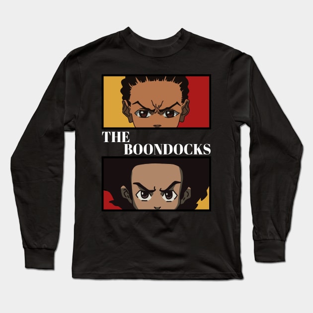 The Boondocks Long Sleeve T-Shirt by deadEYEZ